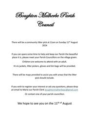 Boughton Malherbe Community Litter Pick
